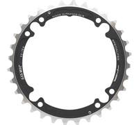 Piatto disco per bicicletta triplo 104 inter 4 braccia Specialità T.A. Sismic Noir