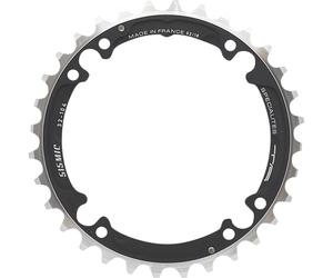 Piatto disco per bicicletta triplo 104 inter 4 braccia Specialità T.A. Sismic Noir