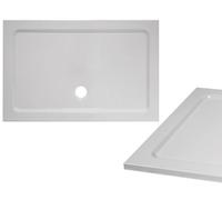 Piatto doccia 120x80 cm in tecnopolimeri riciclabili slim e ultra resistenti Brixo