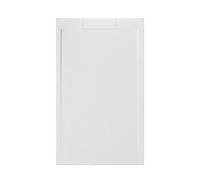 PIATTO DOCCIA 160X100 cm BIANCO Line SLIM In Resina e Polvere Di Marmo Con Griglia Laterale IN MARMORESINA - FRASCIO