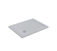 Piatto Doccia 70x110 Rettangolare Acrilico Bianco Lucido Ultraslim Altezza 4cm Piletta Inclusa