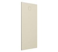 Piatto Doccia 70x150 cm Avorio Effetto Pietra Rettangolare in SMC Riducibile Samos
