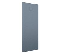 Piatto Doccia 70x150 cm Grigio Effetto Pietra Rettangolare in SMC Riducibile Samos