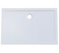 Piatto doccia 70x90 1^scelta rettangolare in ceramica bianca Ferdy Azzurra