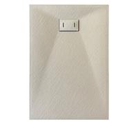 Piatto Doccia 80x160x2,6 cm Tortora Effetto Pietra mod. Strong