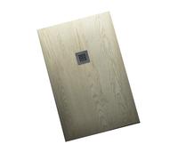 Piatto doccia 90X120 in resina effetto legno Rocky Wood : Colore - Tortora