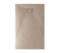 Piatto Doccia 90x120x2,6 CM Rettangolare Tortora Effetto Pietra mod. Blend
