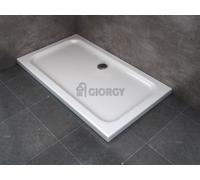 PIATTO DOCCIA ABS H 5CM SLIM FLAT BOX CABINA DOCCIA CURVO QUADRATO RETTANGOLARE
