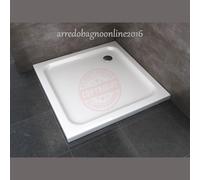 PIATTO DOCCIA ABS H 5CM SLIM FLAT BOX CABINA DOCCIA CURVO QUADRATO RETTANGOLARE