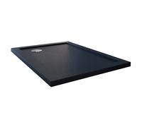 PIATTO DOCCIA ACRILICO 80x90 RETTANGOLARE ANGOLARE ULTRA SLIM BAGNO SOLID PIETRA