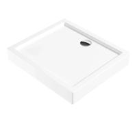 Piatto doccia acrilico rettangolare Idrostile Genio 80x90 cm bianco Bianco