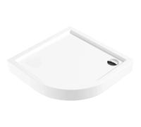 Piatto doccia acrilico semicircolare Idrostile Genio 80x80 cm bianco Bianco