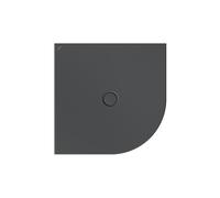 Piatto doccia ad angolo Bette Floor Corner 5451, raggio 500mm, 100x100cm, Colorazione: corvo