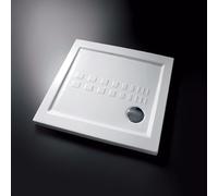 PIATTO DOCCIA BAGNO QUADRATO CERAMICA ALTHEA ITO SOTTILE H CM 5,5 SLIM BIANCO