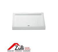 PIATTO DOCCIA CERAMICA DOLOMITE ONDA 90X90X9.5 D.60 BIANCO