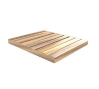 Piatto Doccia da Esterno 100x80 cm in Legno di Okumè Arkema Naturale