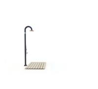 Piatto doccia ECOWOOD Arkema design da Esterno 80x80x h 4 cm -peso 7 kg in Legno di Naturale legno