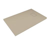 PIATTO DOCCIA IN SMC EFFETTO PIETRA H 2.6 CM CON PILETTA INCLUSA, 90-140 Tortora