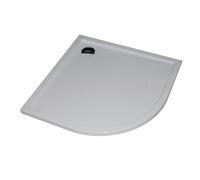 Piatto doccia HÜPPE Purano, quarto di cerchio, 800 x 800 mm, 202150055