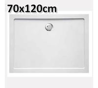 Piatto doccia in acrilico 70x120 cm rettangolare - ultra piatto altezza 3,5 cm