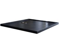 Piatto Doccia in Acrilico Fosterberg Floret 3 Antracite 80x120 cm