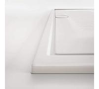 Piatto doccia in ceramica 90x70 slim H cm 3 bianco lucido senza sifone modello Lif di Hatria