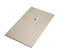 Piatto doccia in marmo resina Crema pietra cemento PLUS - Misura 75x170
