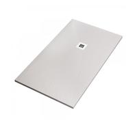 Piatto Doccia In Marmo Resina Gaia Colore Bianco H 35 millimetri Ix Box Shower - CONFEZIONE: 1 pz., Dimensione: 200x80xH3,5 cm