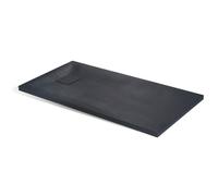 Piatto Doccia In Marmo Resina Olma Colore Antracite H 4 centimetri Ix Box Shower - CONFEZIONE: 1 pz., Dimensione: 120x90xH4 cm