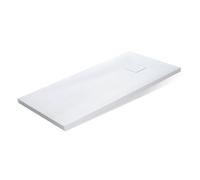 Piatto Doccia In Marmo Resina Olma Colore Bianco H 4 centimetri Ix Box Shower - CONFEZIONE: 1 pz., Dimensione: 120x70xH4 cm