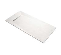 Piatto doccia in marmoresina Advance 80x100 cm bianco Bianco