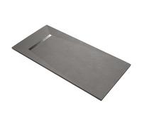Piatto doccia in marmoresina Advance 80x100 cm grigio Grigio