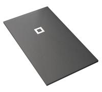 Piatto Doccia in Pietra Bonussi Everest Antracite 70x80 cm
