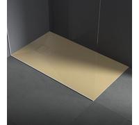 Piatto doccia in resina 70x160 cm effetto pietra colore beige CUBA