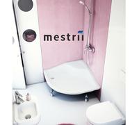 Piatto Doccia Quadrante Vasca In Acrilico 41Cm Alta Bianca Standard R55 Supporto