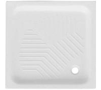 Piatto doccia quadrato in ceramica 80x80x10cm