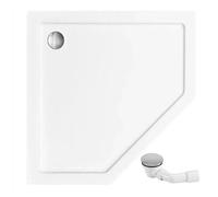 Piatto doccia Rea Diamond 90 x 90 cm Piatto doccia antiscivolo per bagno (bianco)