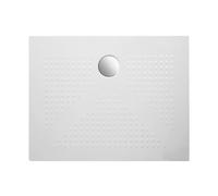 Piatto doccia rettangolare 70x90 H3 cm in ceramica bianco opaco con antiscivolo