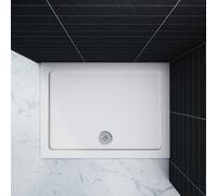 Piatto Doccia Rivestito Gel Ultra Slim Bianco Lucido Antiscivolo Antibatterico