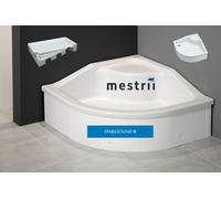 Piatto Doccia Sedile Polistirolo Acrilico R 55 26 CM Profondità Quadrante