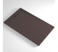 Piatto Doccia Slim Marrone Resina Marmo Ruvido da 70 a 210 cm Pavimento Piletta