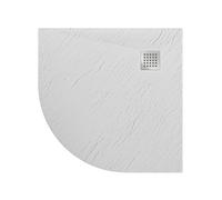 PIATTO DOCCIA SMC EFFETTO PIETRA ARDESIA RESINA RIDUCIBILE ADATTABILE NO PILETTA