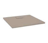 Piatto doccia SMC marrone, 90 x 90 cm, piatto doccia piatto doccia piatto doccia antiscivolo per doccia senza barriere, piatto doccia durevole con facile montaggio e guarnizione robusta per