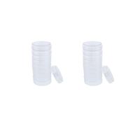 Piatto e coperchio sterili 35mm della coltura del tessuto delle cellule della capsula di Petri di plastica del laboratorio, Set da 2 (75 mm), 75mm, come descrizione