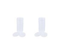 Piatto e coperchio sterili 60mm della coltura del tessuto delle cellule della capsula di Petri di plastica del laboratorio, Set da 2 (trasparente), 60 mm, come descrizione