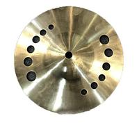 Piatto Effetto 20'' Piatto Ride 12 Fori Pezzo Per Piatto Professionale Piatti Per Batterista Piatti per batteria Cymbal set (Color : 3)