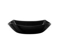 Piatto fondo 21x21 cm vetro opalino nero Eclissi Bormioli