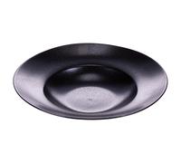 Set 4 Piatto fondo bianco in gres, Horeca Black
