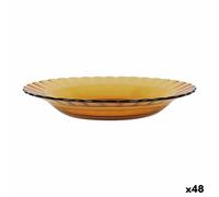 Piatto Fondo Duralex Picardie Cristallo Ambra Ø 23 cm [48 Unità]