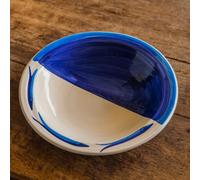 Piatto Fondo in Ceramica Artigianale Ø 28 cm Stile Vietrese - Dipinto a Mano- Piatto da Portata, Servizio da Tavola -Vietri-Costiera Amalfitana-Caltagirone-Sicilia-0108251306